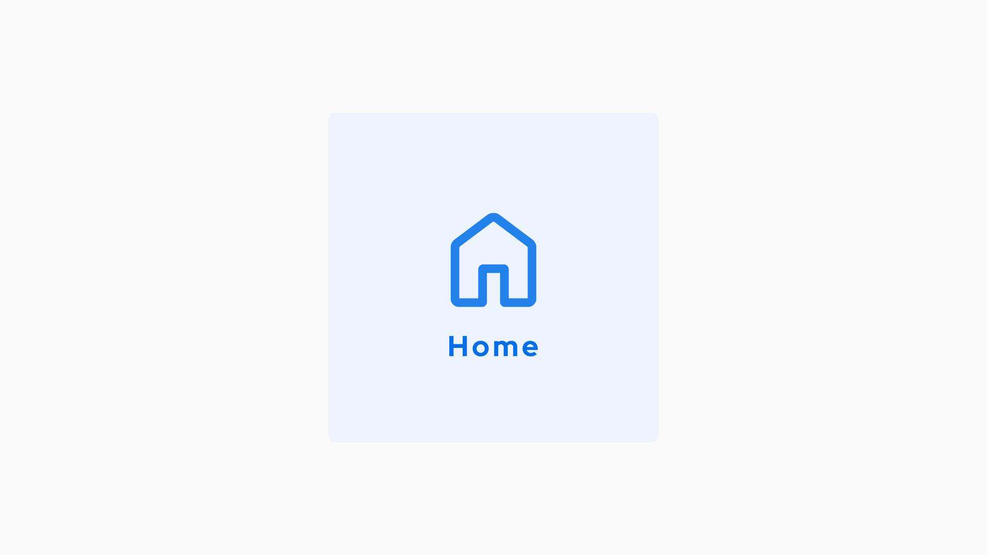 Icona Home: esempio di simbolo immediatamente riconoscibile.
